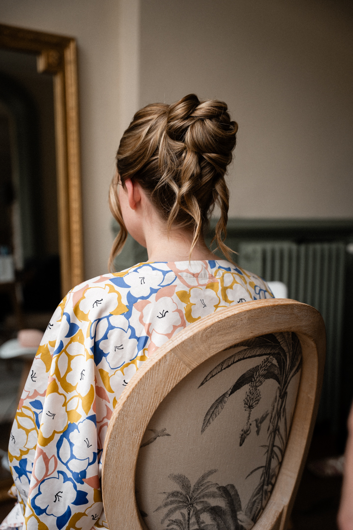 mariage chignon